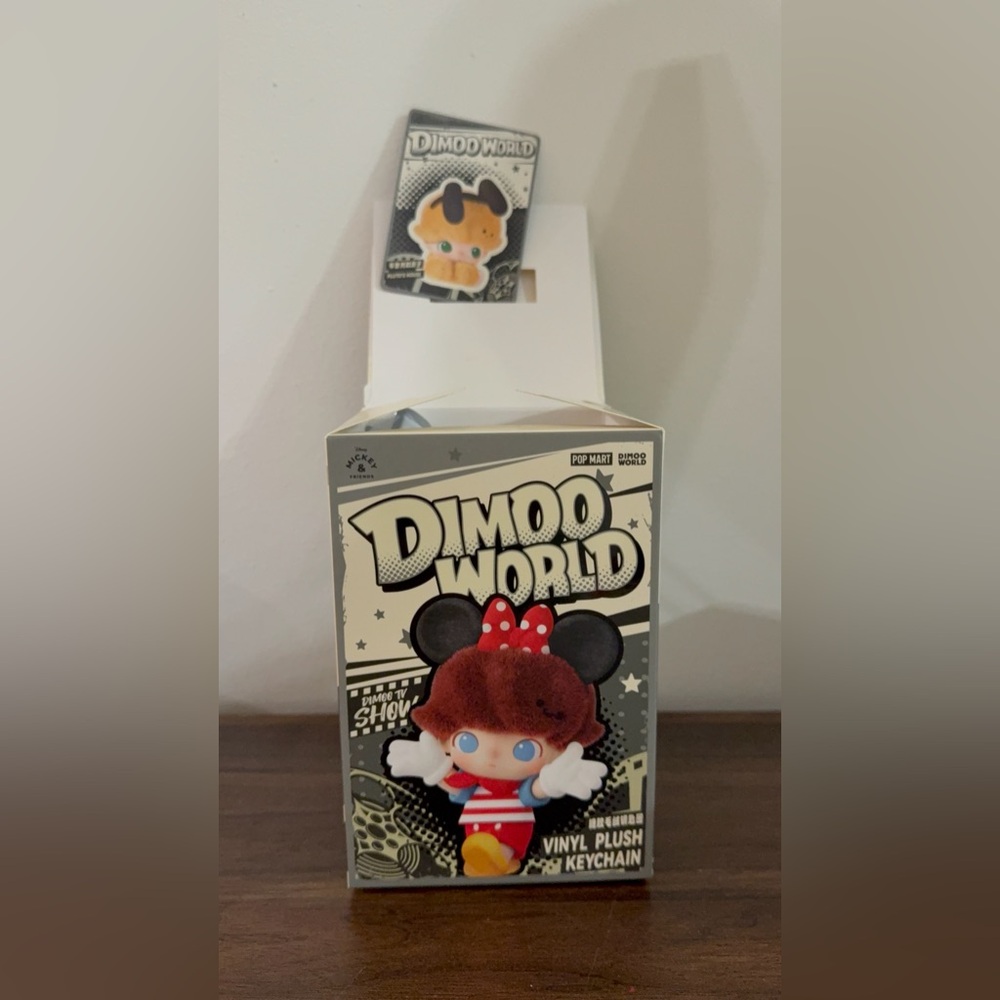 POP MART DIMOO x Disney Pluto’s House Vinyl Plush Keychain 2025